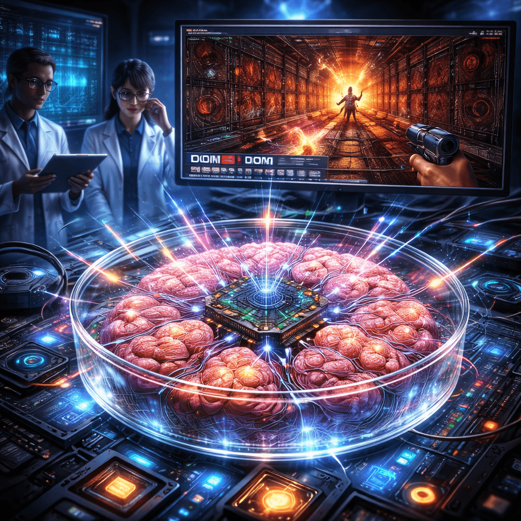 Revolutionary Breakthrough: Human Brain Cells on a Chip Learn to Play Doom in Just One Week
