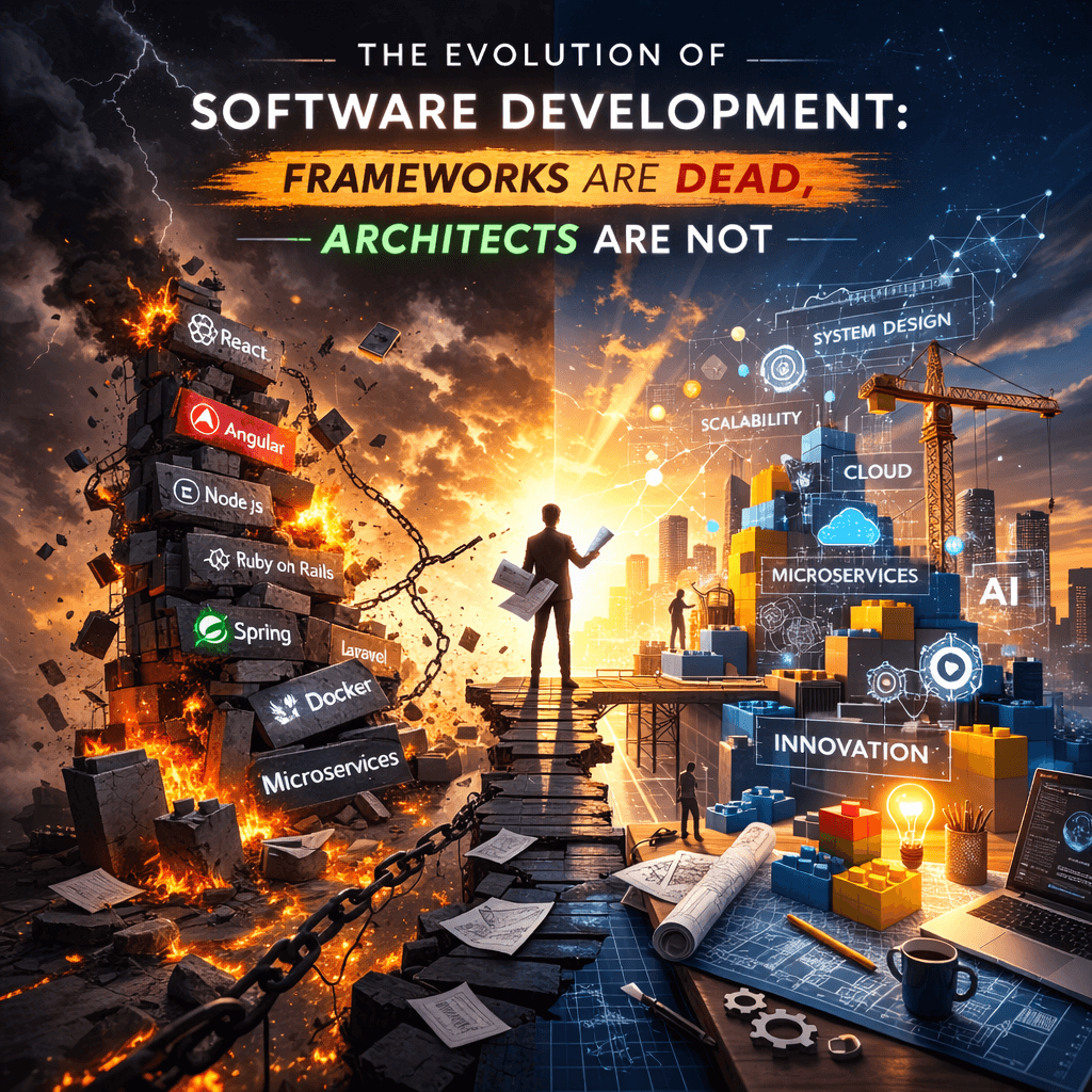 The Evolution of Software Development: Frameworks Are Dead, Architects Are Not