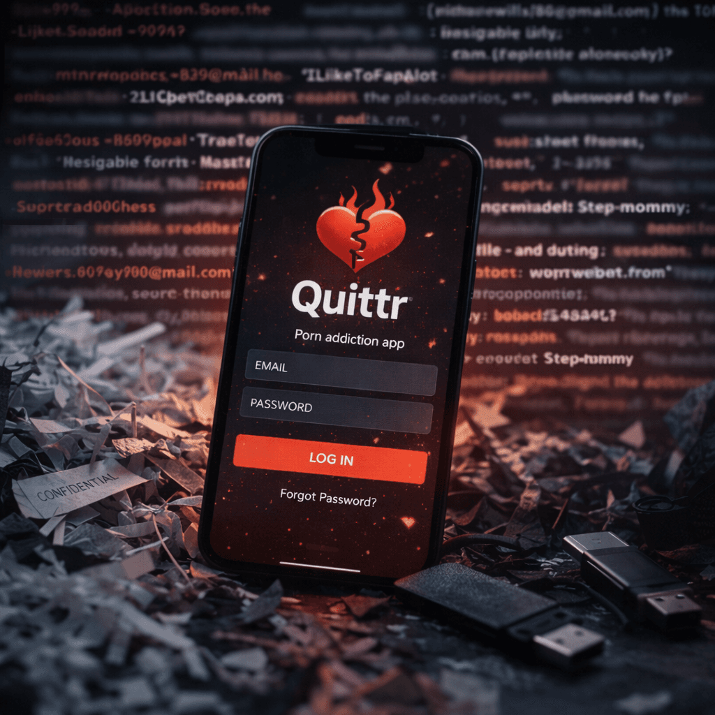 Exposing the Dark Side of Quittr: A Porn Addiction App's Data Breach