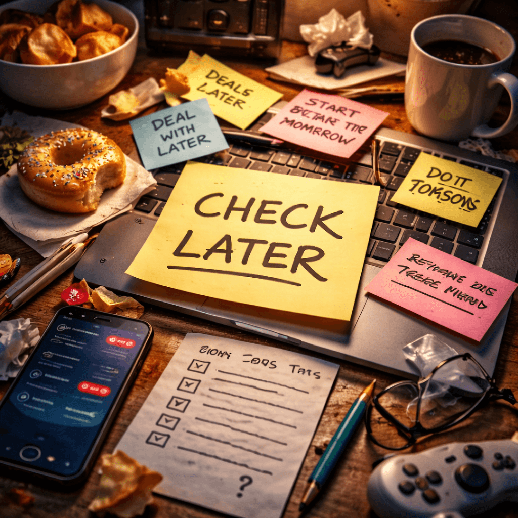 The Art of Procrastination: A Deep Dive into the Concept of 'Check Later'