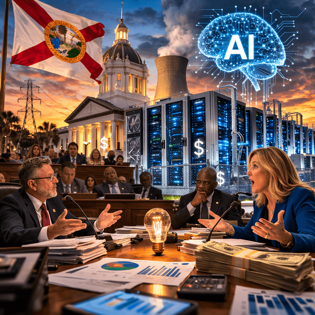 Florida Lawmakers Debate AI Data Center Costs