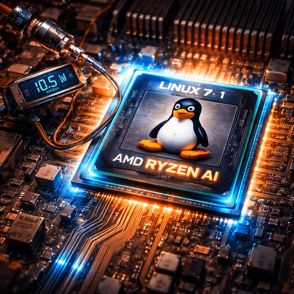 Linux 7.1 to Introduce Power Estimate Reporting for AMD Ryzen AI NPUs
