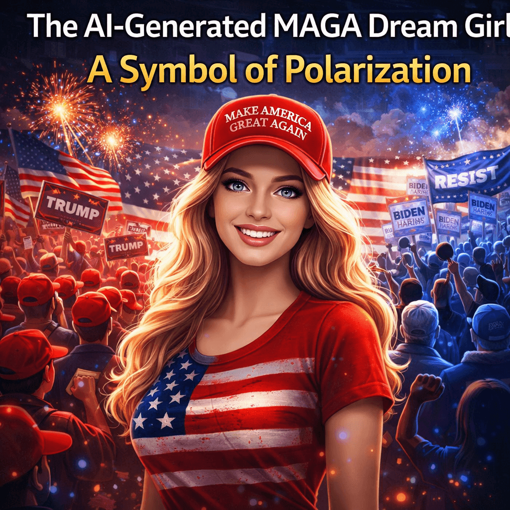 The AI-Generated MAGA Dream Girl: A Symbol of Polarization