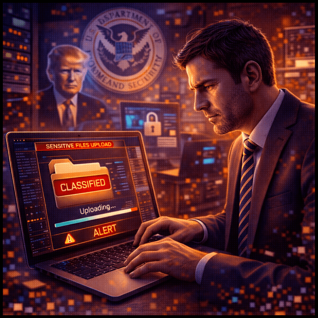 Trump's Acting Cyber Chief Sparks Security Concerns with Sensitive File Uploads