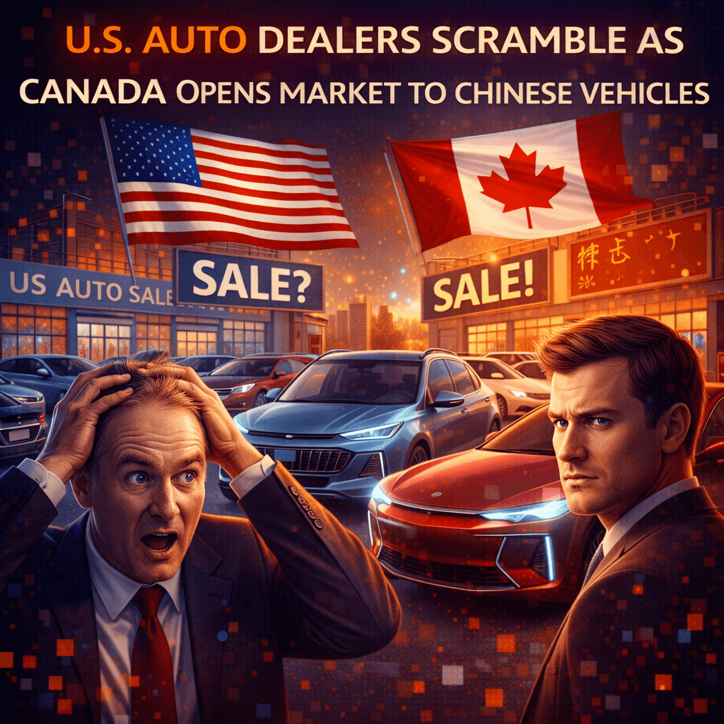 U.S. Auto Dealers Scramble as Canada Opens Market to Chinese Vehicles