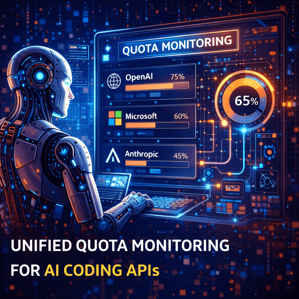 Unified Quota Monitoring for AI Coding APIs