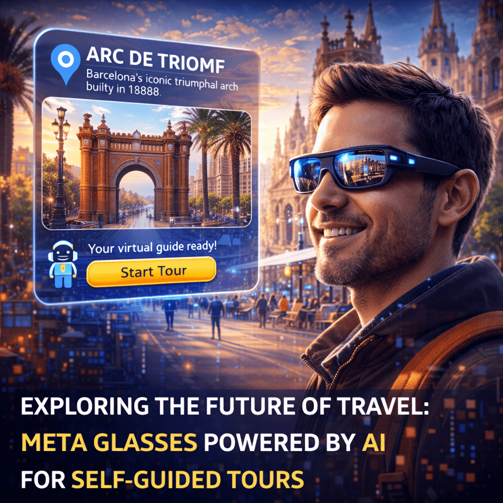 Exploring the Future of Travel: Meta Glasses Powered by AI for Self-Guided Tours