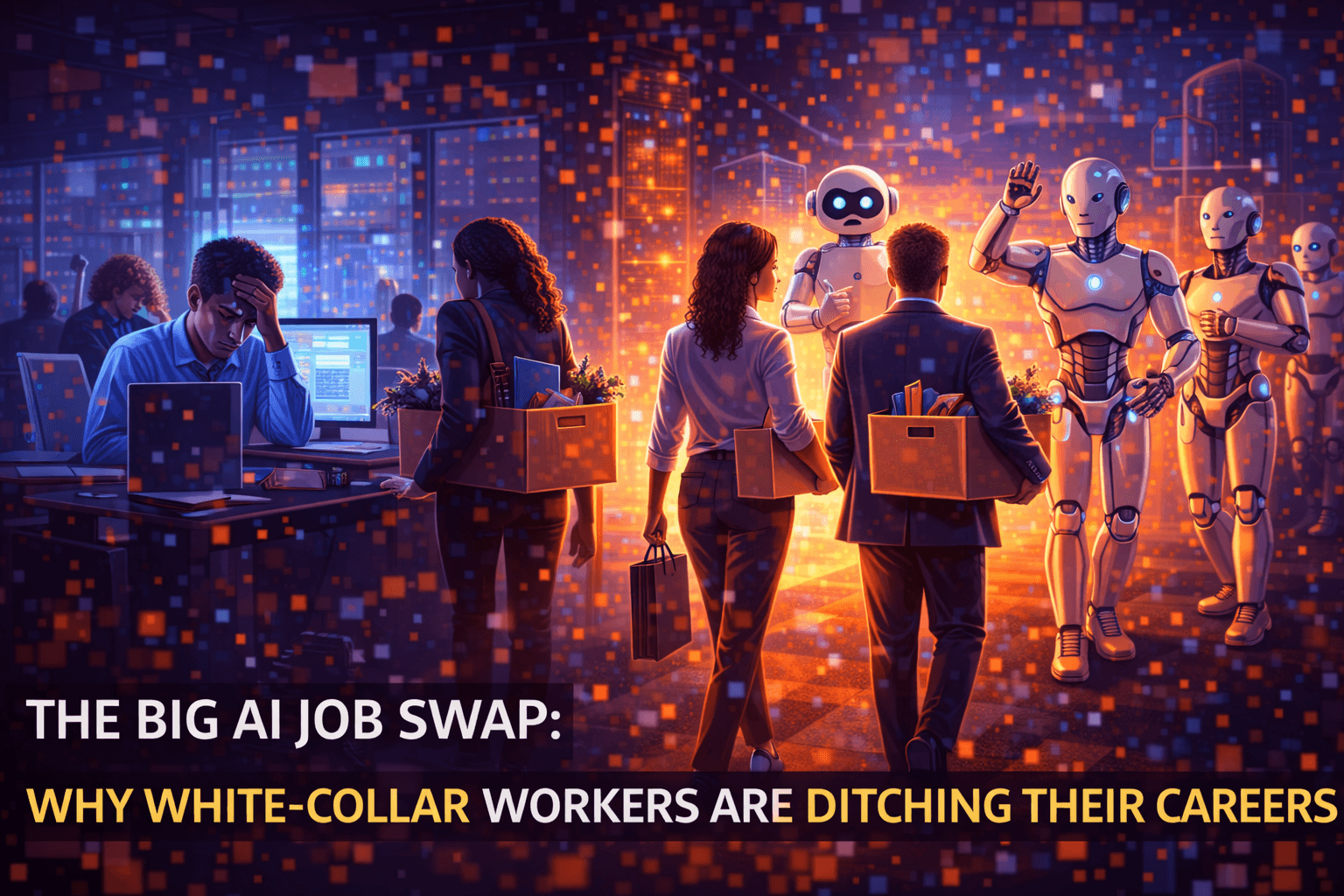 The Big AI Job Swap: Why White-Collar Workers Are Ditching Their Careers
