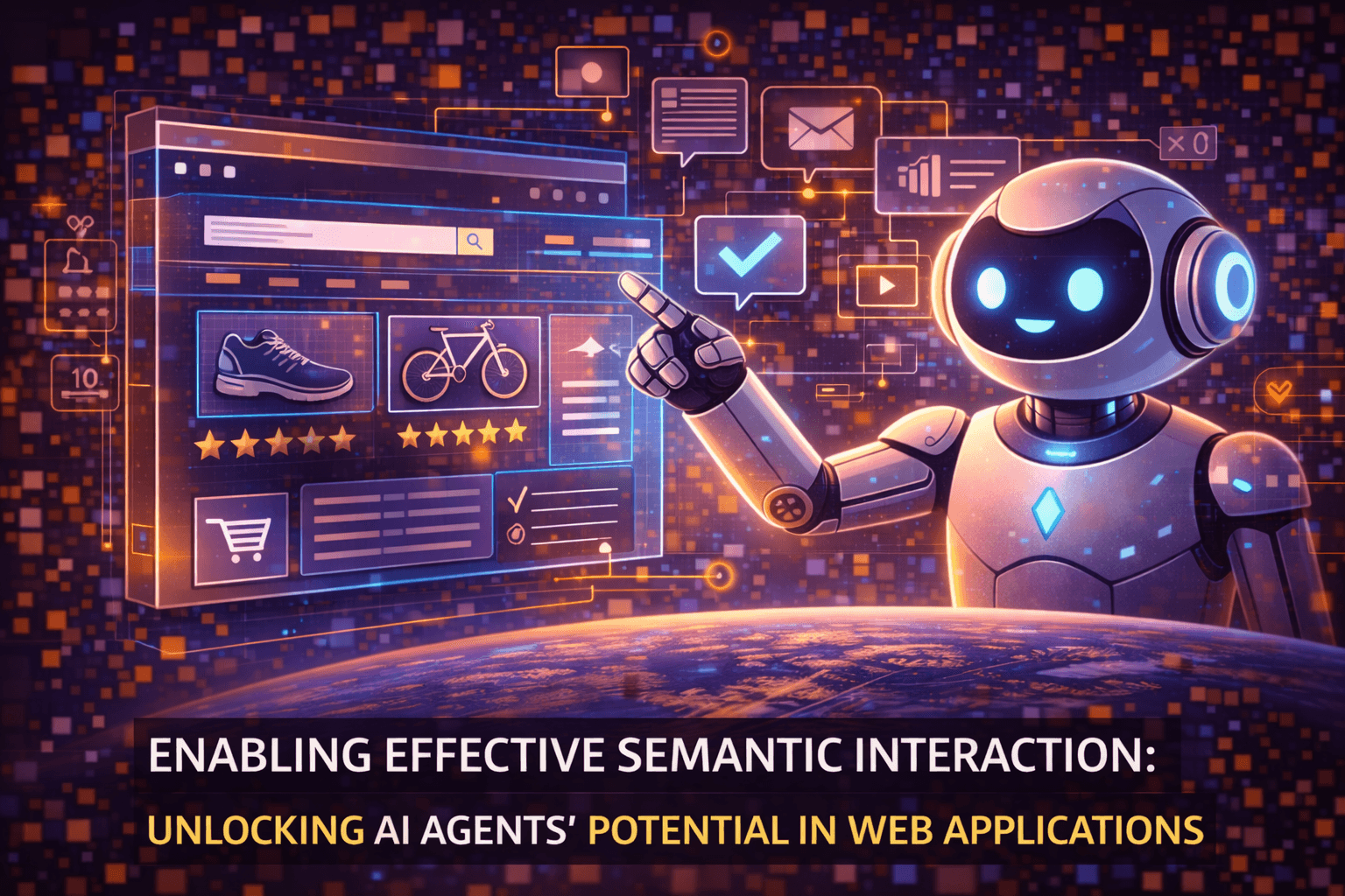 Enabling Effective Semantic Interaction: Unlocking AI Agents' Potential in Web Applications