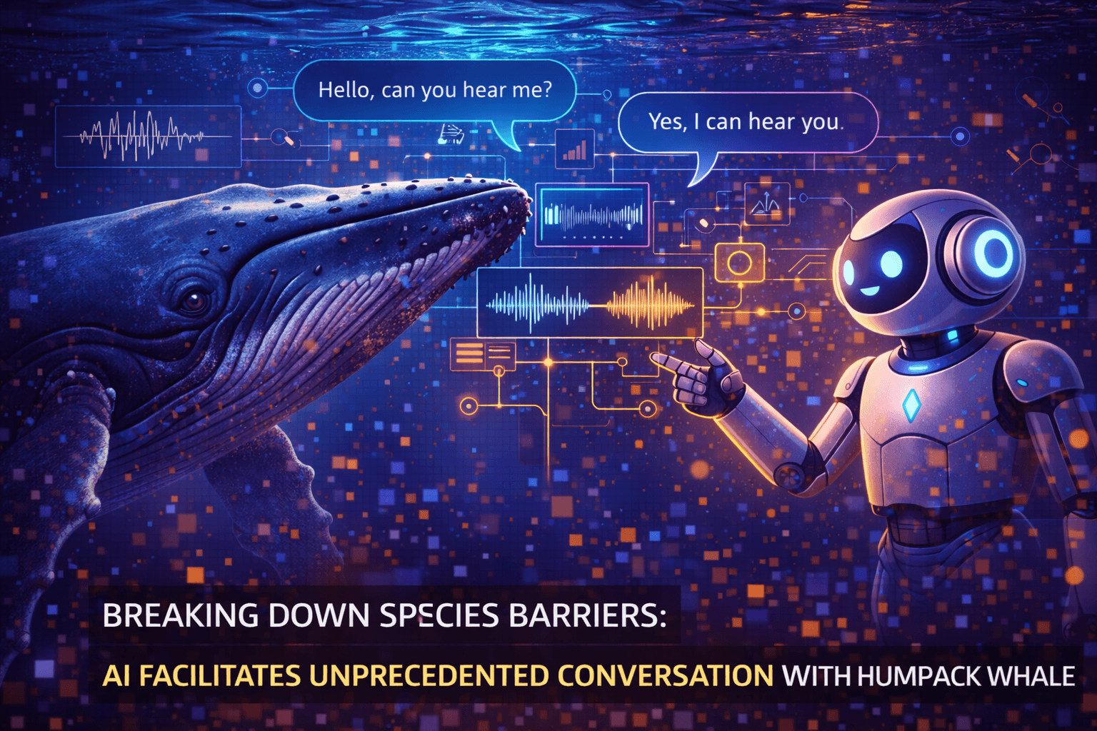 Breaking Down Species Barriers: AI Facilitates Unprecedented Conversation with Humpback Whale