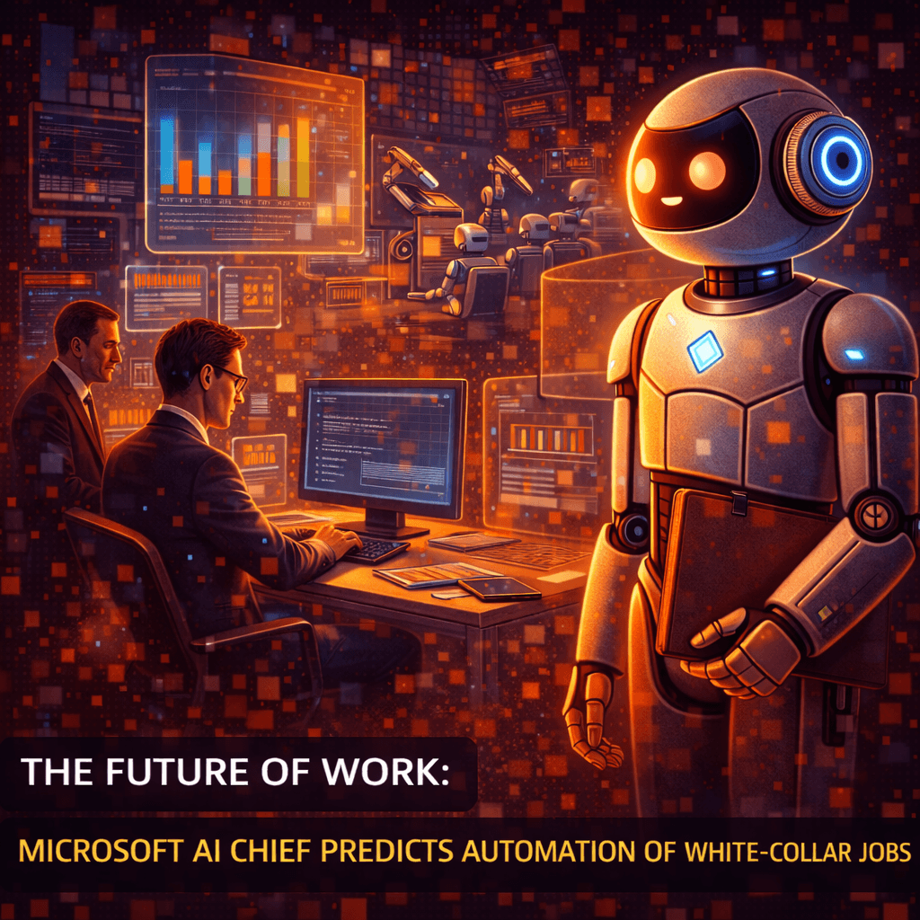 The Future of Work: Microsoft AI Chief Predicts Automation of White-Collar Jobs