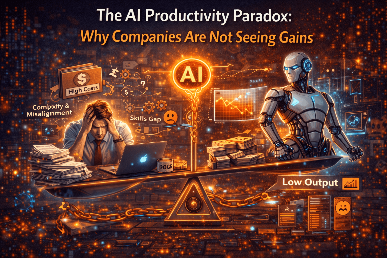 The AI Productivity Paradox: Why Companies Are Not Seeing Gains