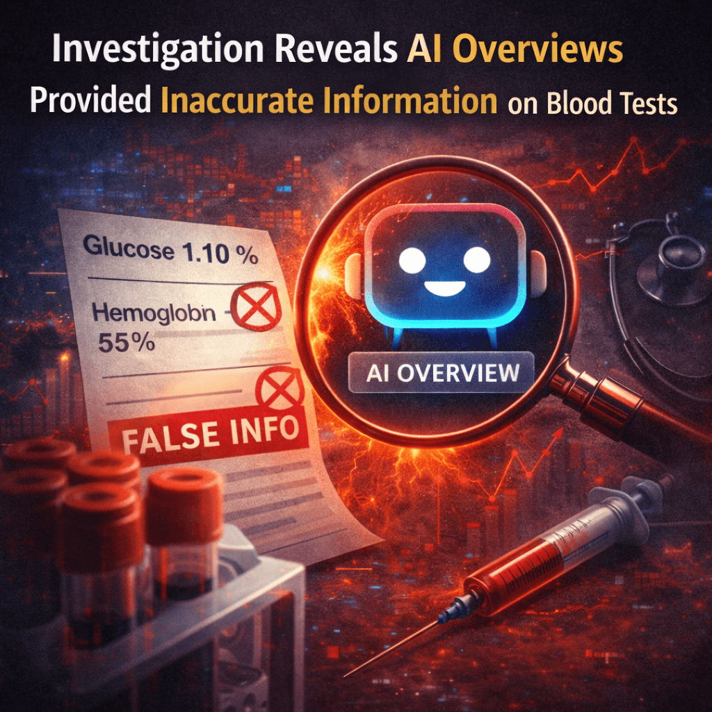 Investigation Reveals AI Overviews Provided Inaccurate Information on Blood Tests