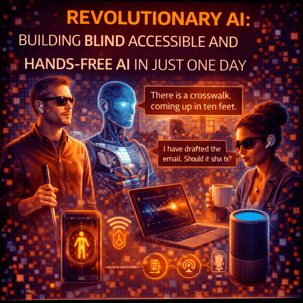 Revolutionary AI: Building Blind Accessible and Hands-Free AI in Just One Day