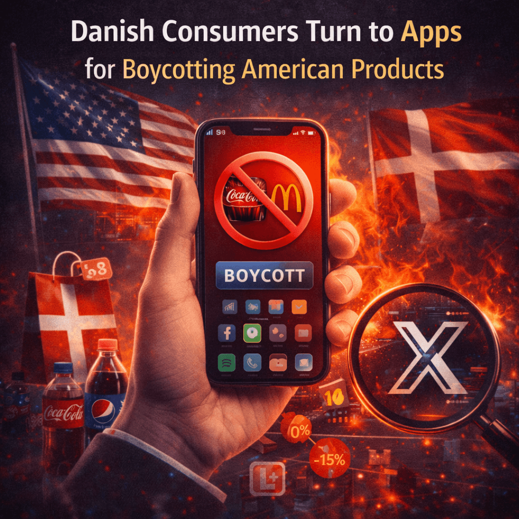 Danish Consumers Turn to Apps for Boycotting American Products