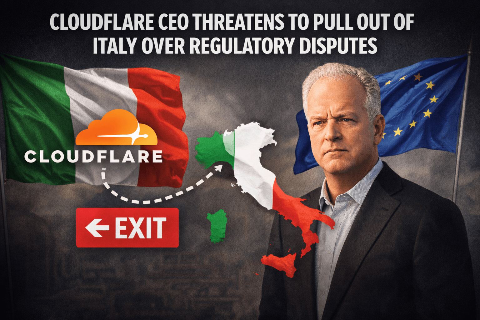 Cloudflare CEO Threatens to Pull Out of Italy Over Regulatory Disputes