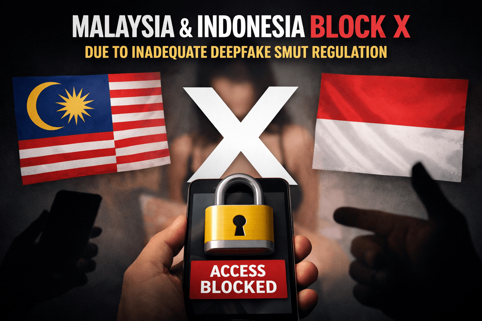 Malaysia and Indonesia Block X Due to Inadequate Deepfake Smut Regulation