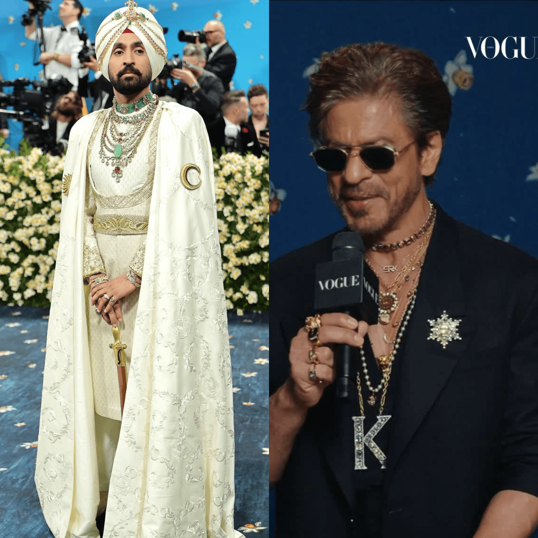 Shah Rukh Khan and Diljit Dosanjh's Met Gala Appearance Sparks Debate