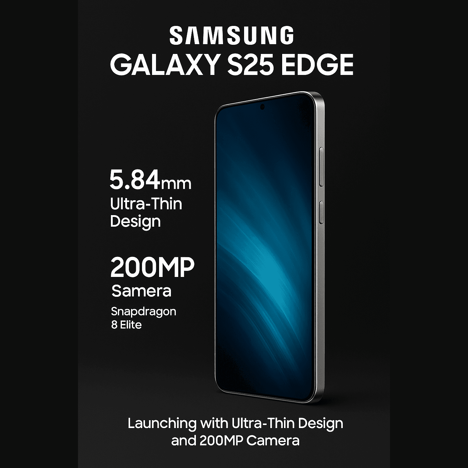 Samsung Galaxy S25 Edge Launches with Ultra-Thin Design and 200MP Camera
