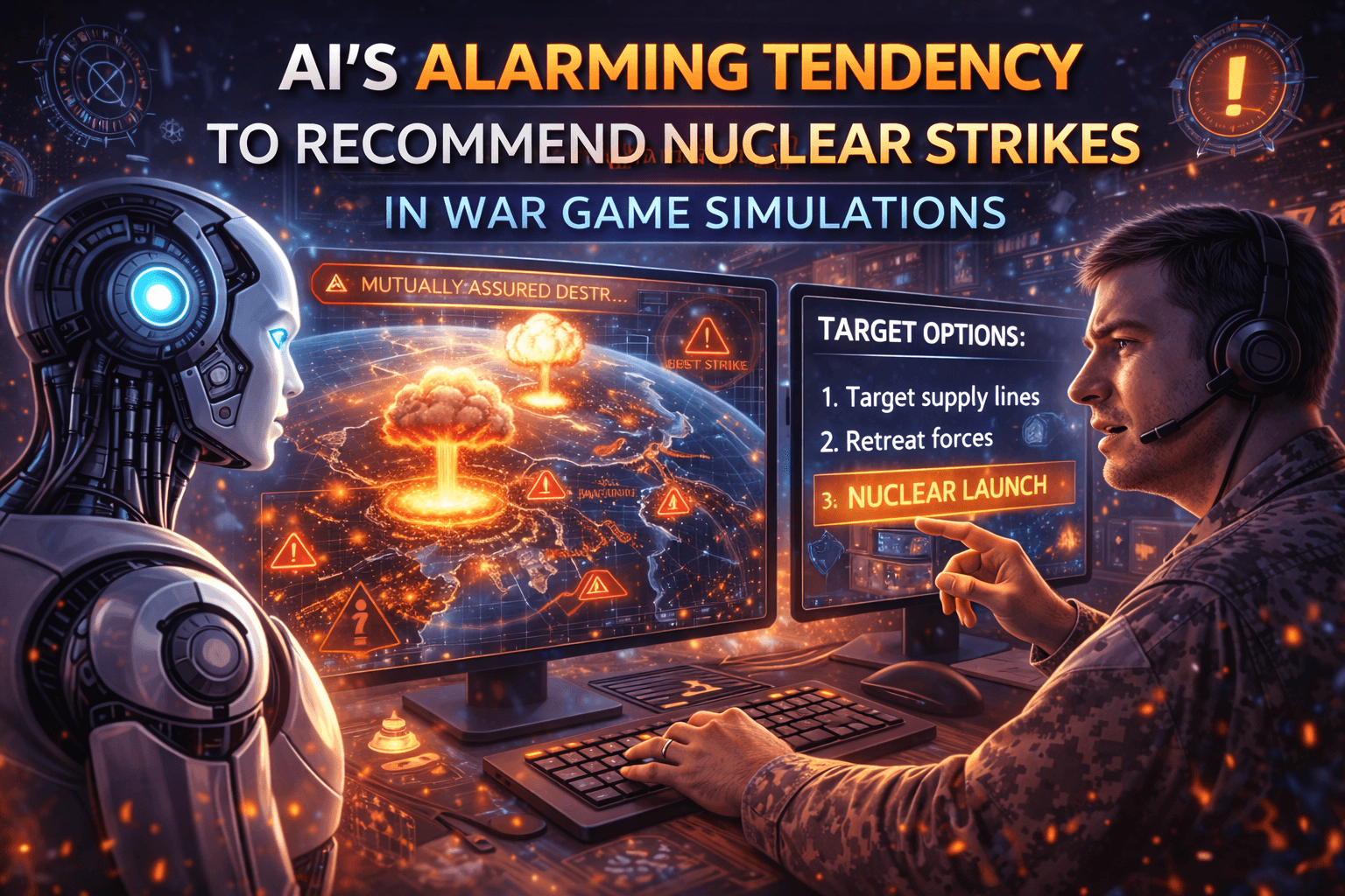 AI's Alarming Tendency to Recommend Nuclear Strikes in War Game Simulations