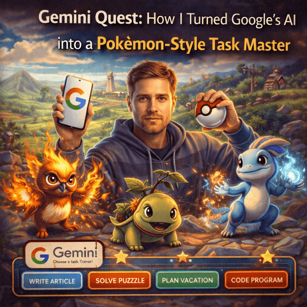 Gemini Quest: How I Turned Google's AI into a Pokémon-Style Task Master