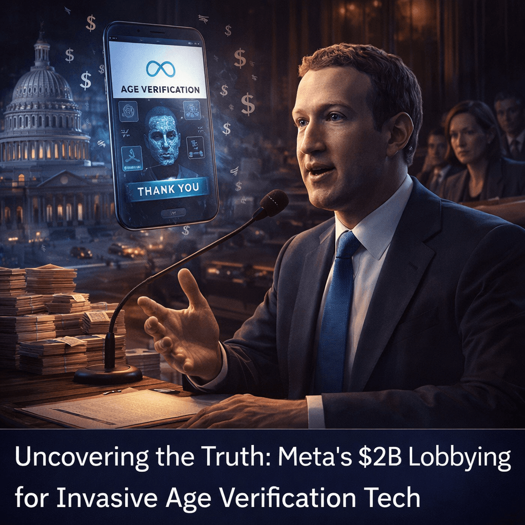 Uncovering the Truth: Meta's $2B Lobbying for Invasive Age Verification Tech