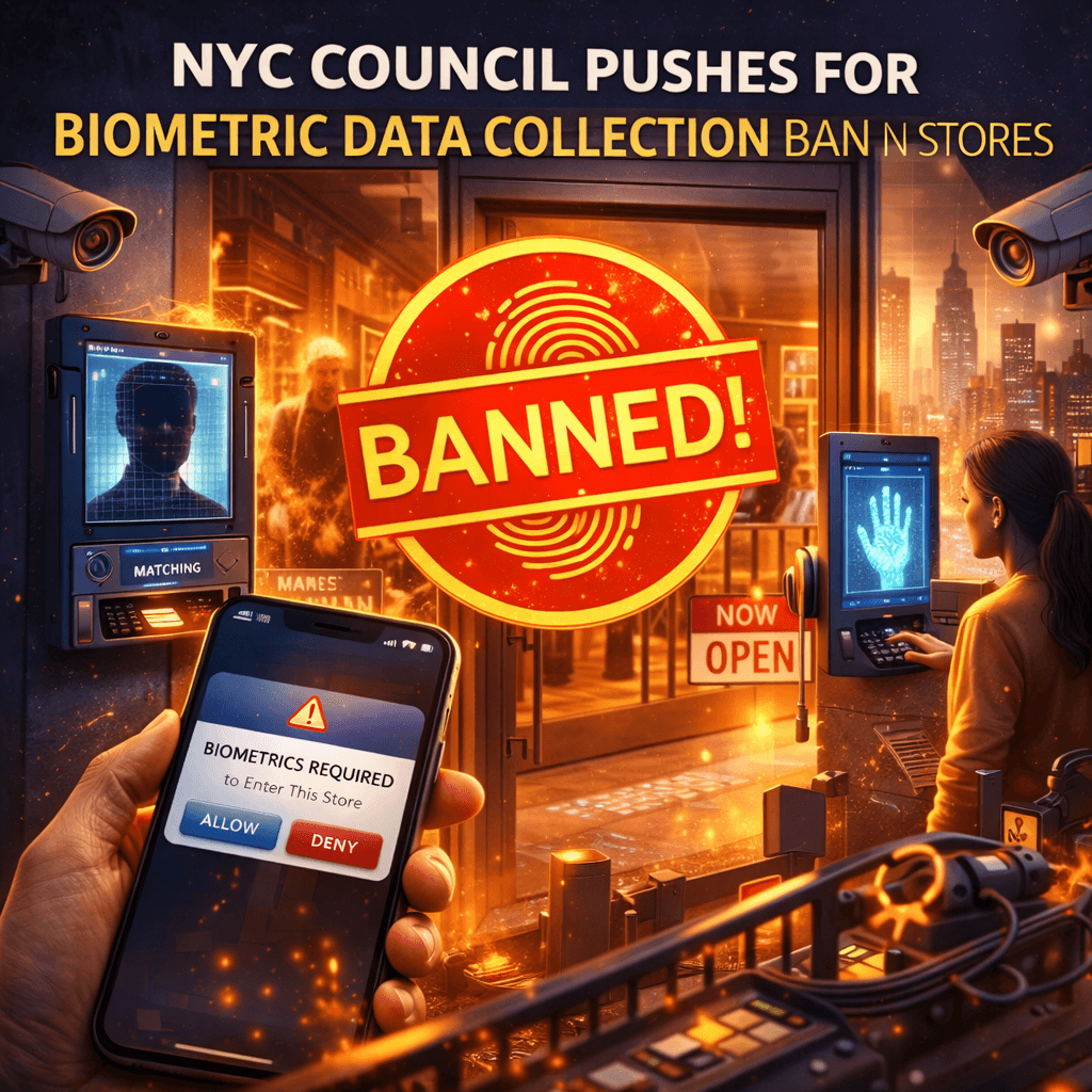 NYC Council Pushes for Biometric Data Collection Ban in Stores