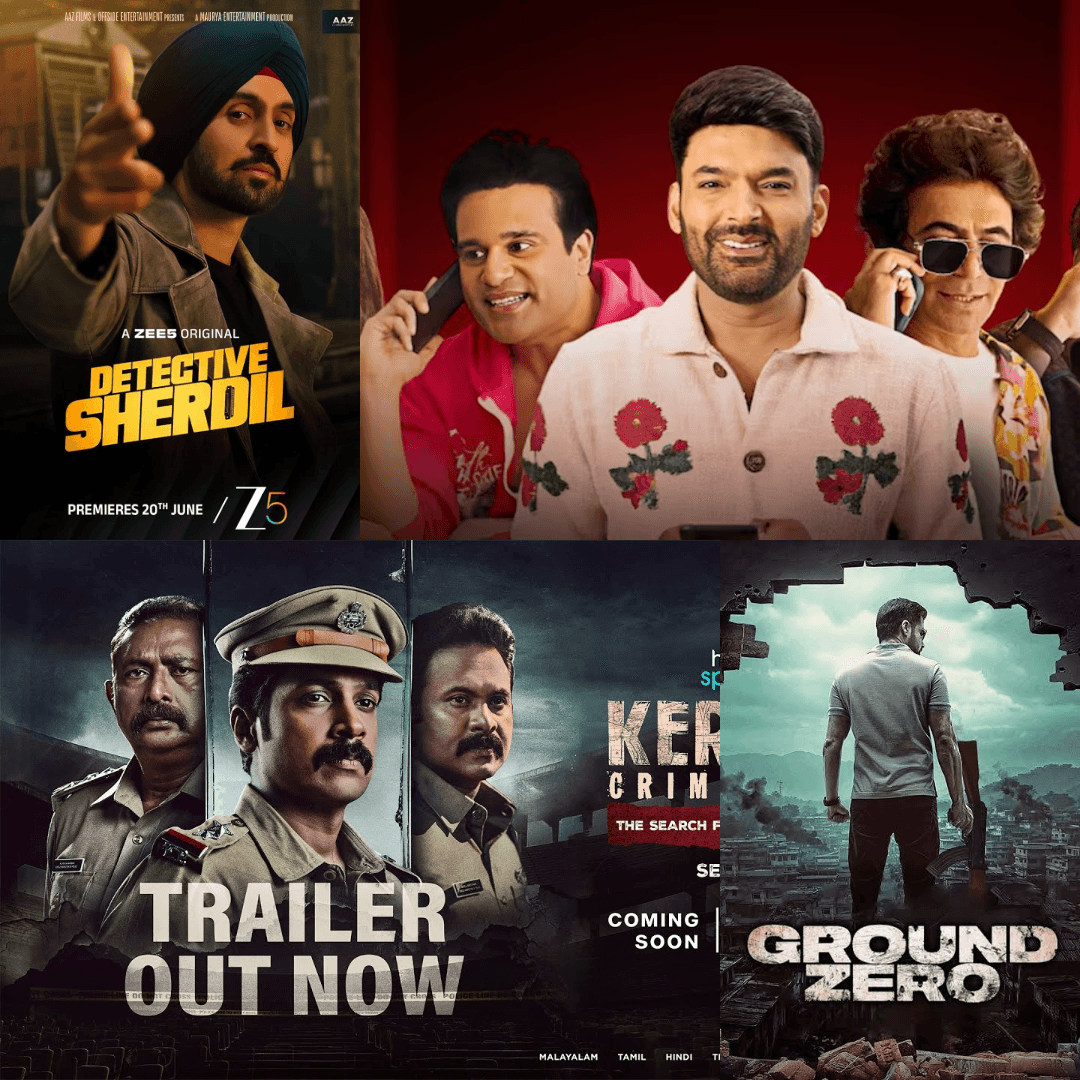 OTT Releases This Weekend (June 19–22): Detective Sherdil, Ground Zero, Kapil Sharma Show S3, and More