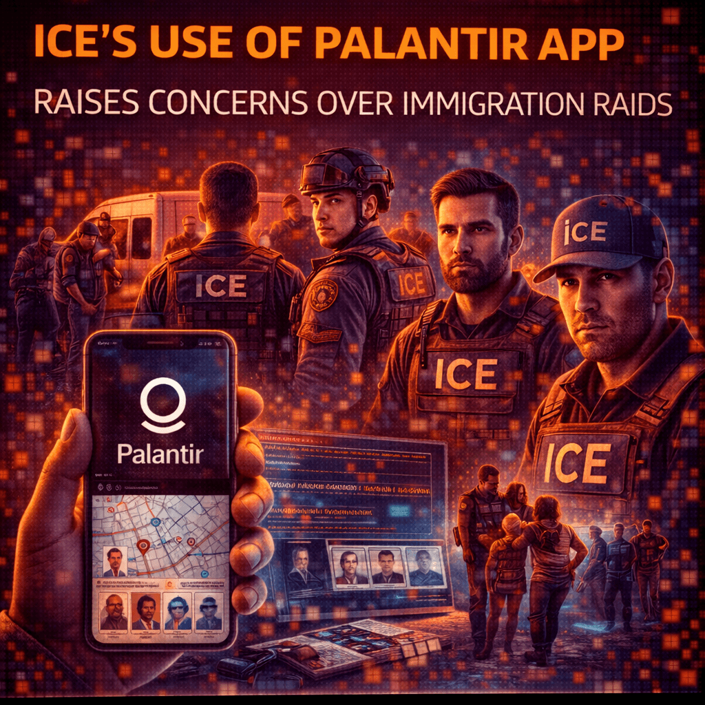 ICE's Use of Palantir App Raises Concerns Over Immigration Raids