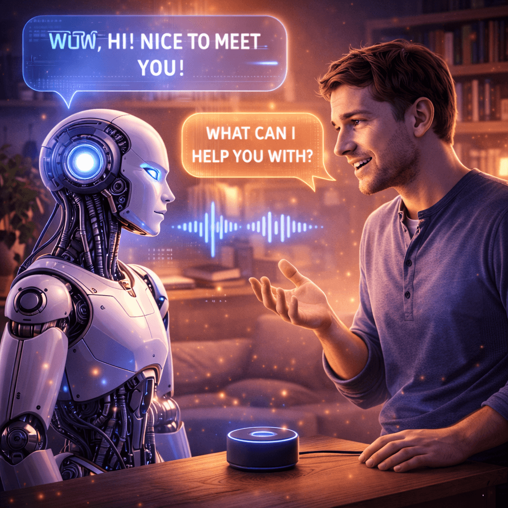 My First Voice Conversation with a Physical AI System