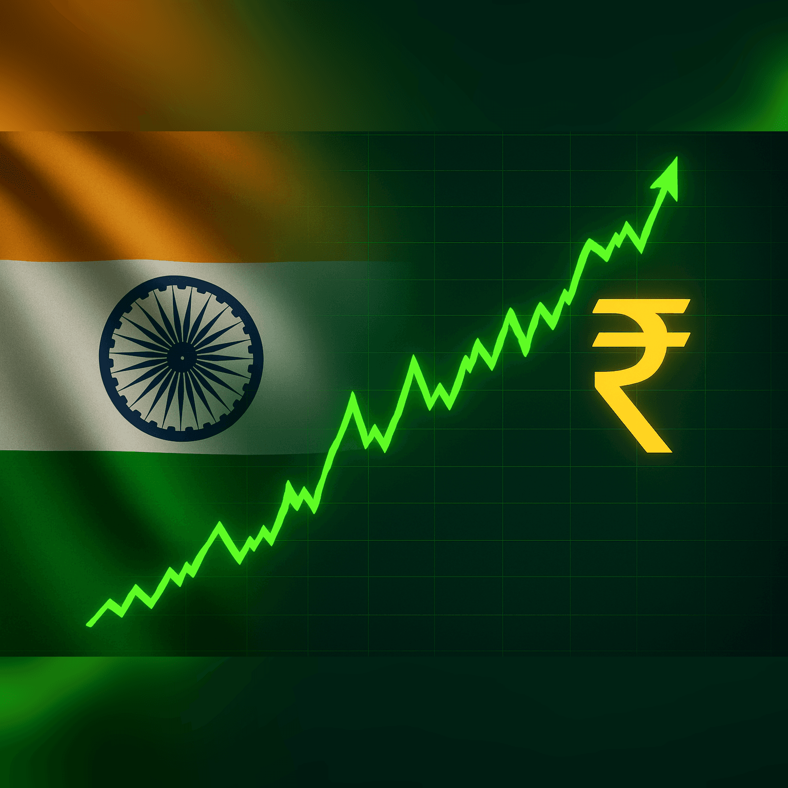 Indian Rupee Hits 2025 Peak Amid Strong Foreign Inflows
