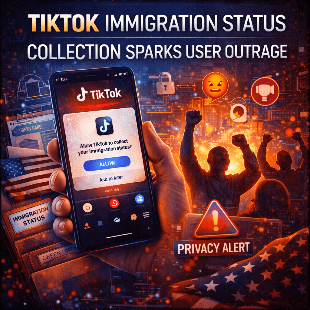 TikTok Immigration Status Collection Sparks User Outrage