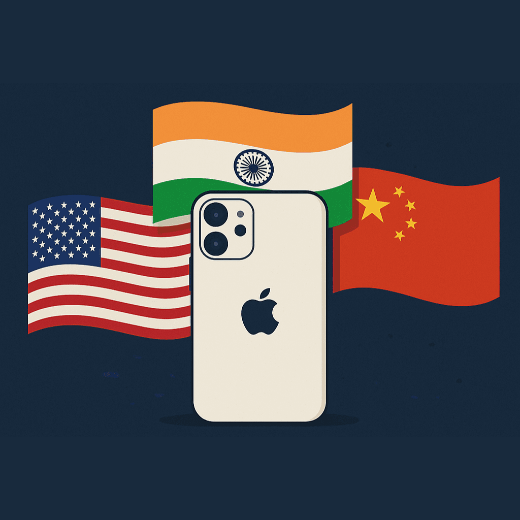 Apple Shifts iPhone Production to India Amid U.S.-China Trade Tensions