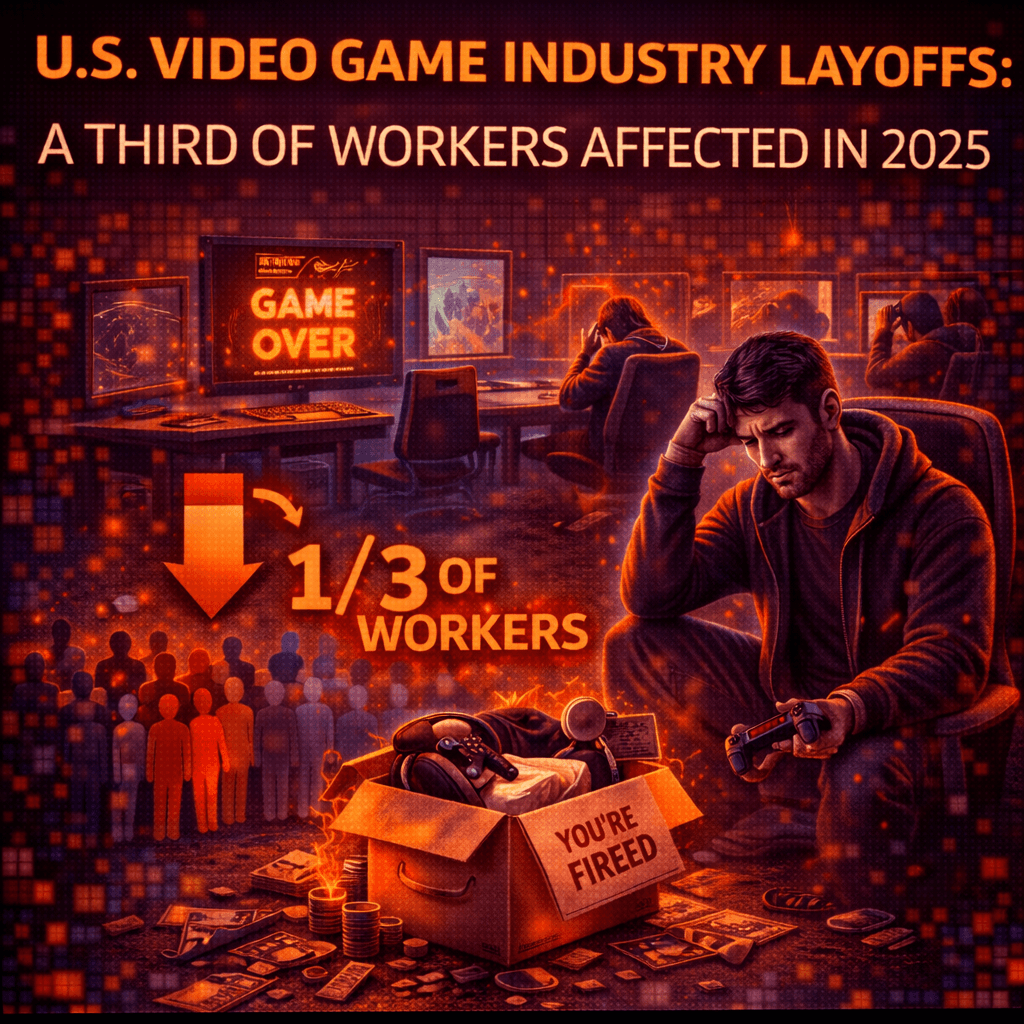 U.S. Video Game Industry Layoffs: A Third of Workers Affected in 2025