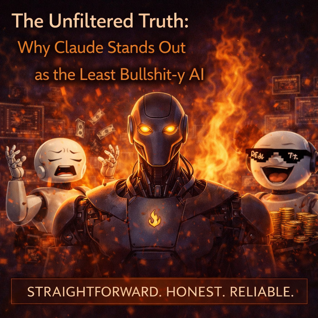 The Unfiltered Truth: Why Claude Stands Out as the Least Bullshit-y AI