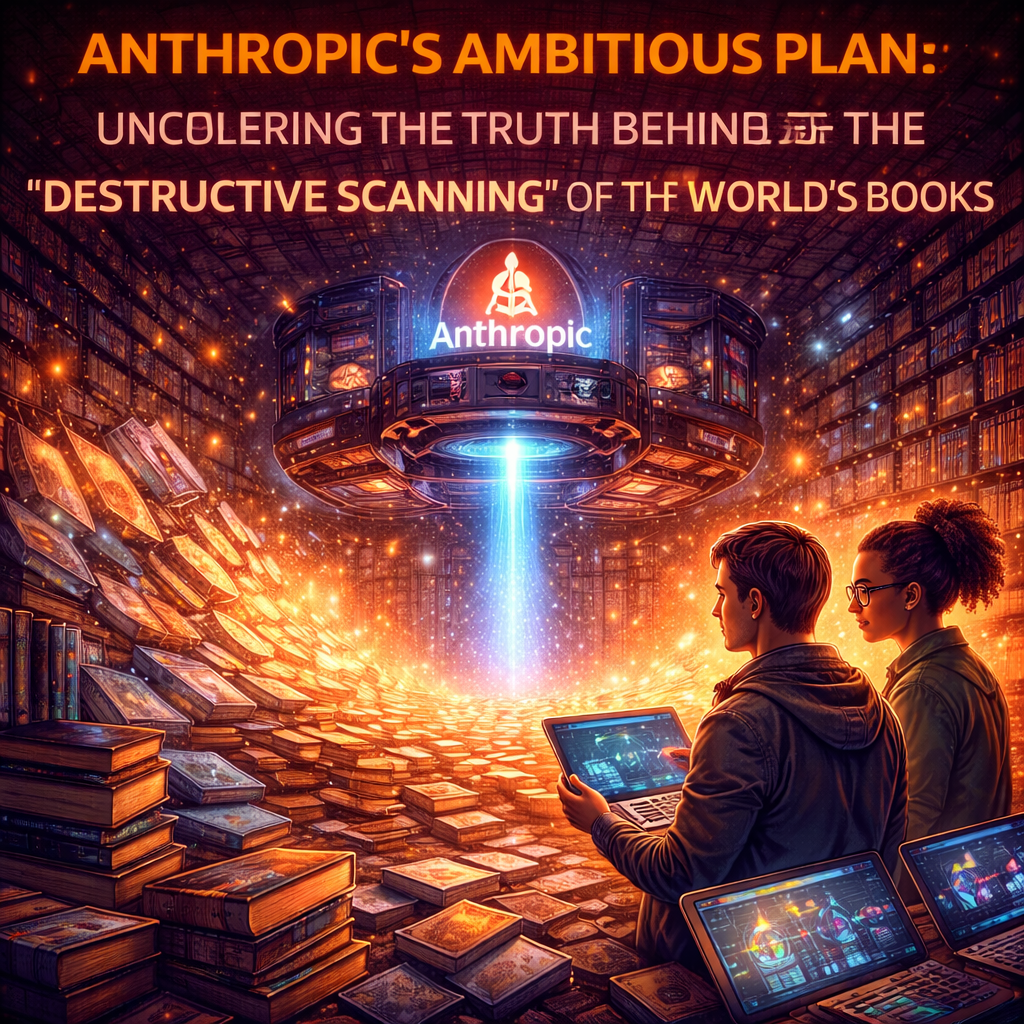 Anthropic's Ambitious Plan: Uncovering the Truth Behind the 'Destructive Scanning' of the World's Books