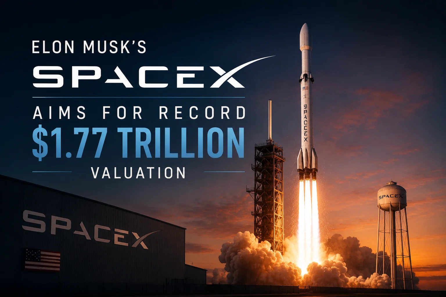Elon Musk's SpaceX Aims for Record $1.77 Trillion Valuation