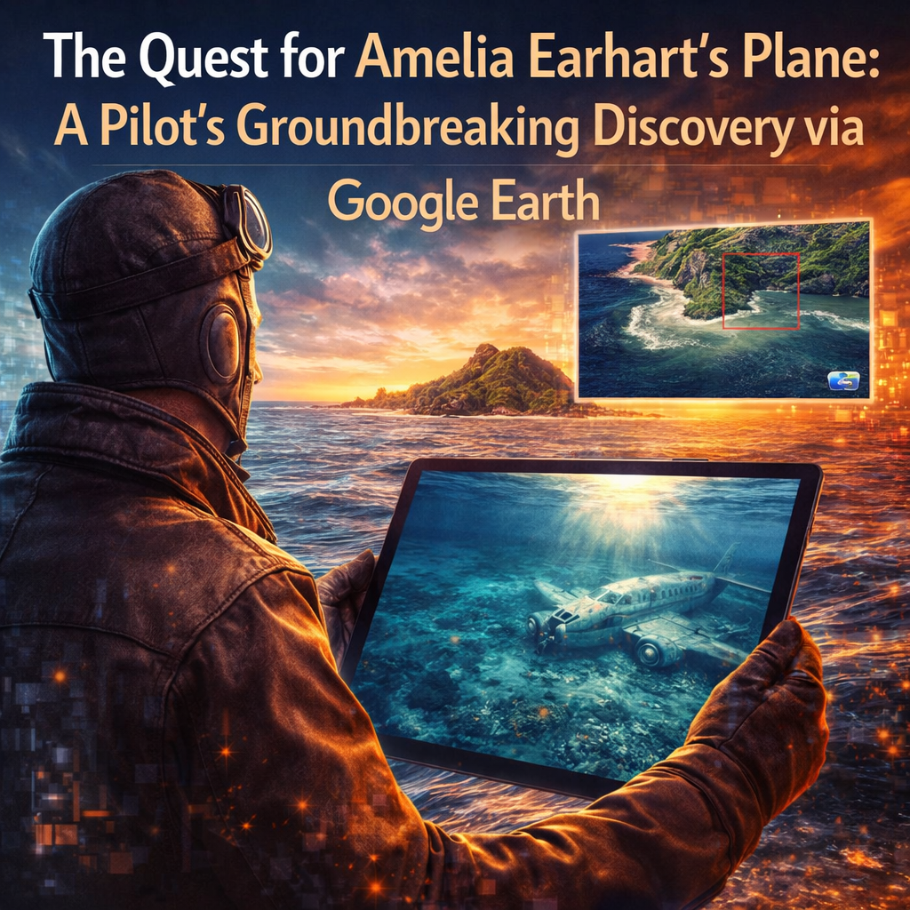The Quest for Amelia Earhart's Plane: A Pilot's Groundbreaking Discovery via Google Earth