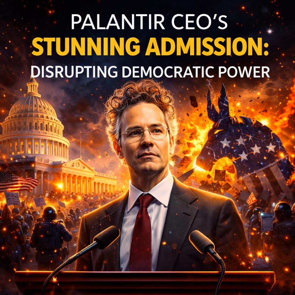 Palantir CEO's Stunning Admission: Disrupting Democratic Power