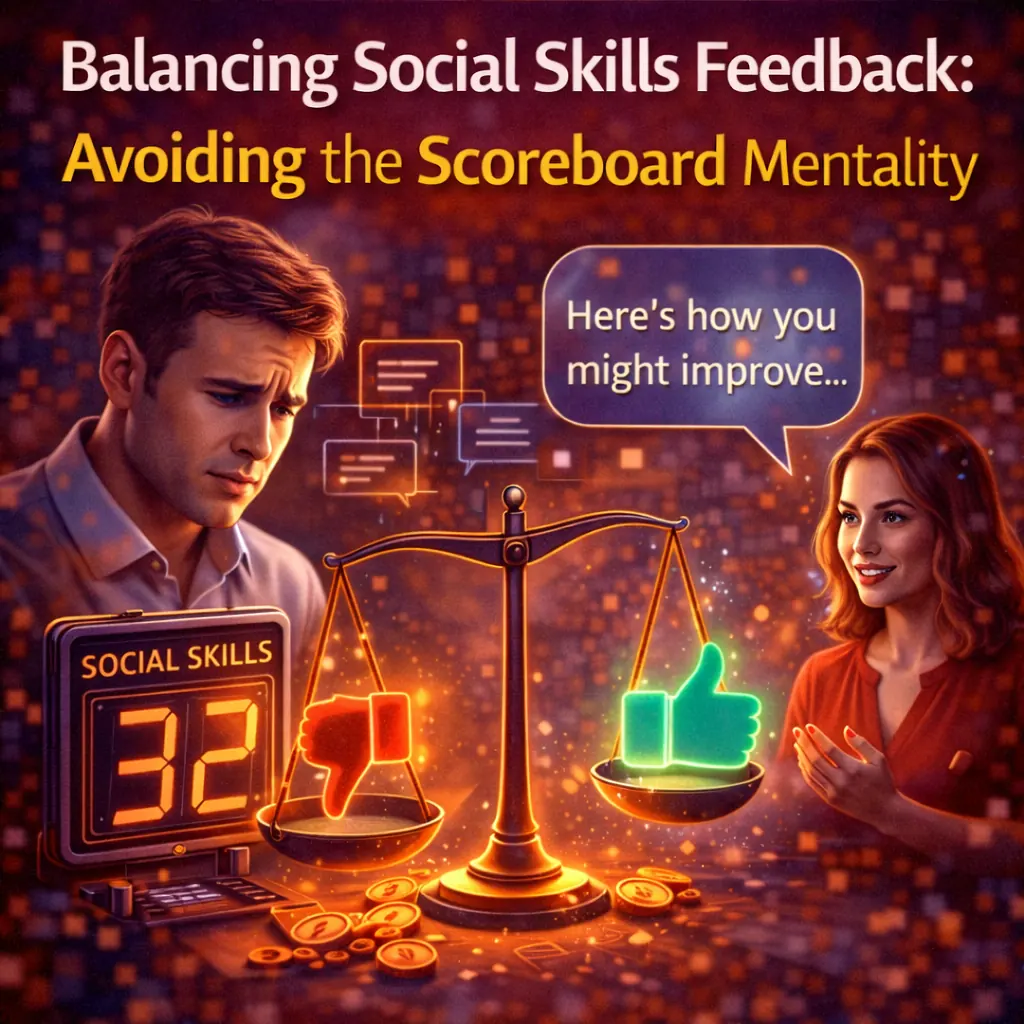 Balancing Social Skills Feedback: Avoiding the Scoreboard Mentality