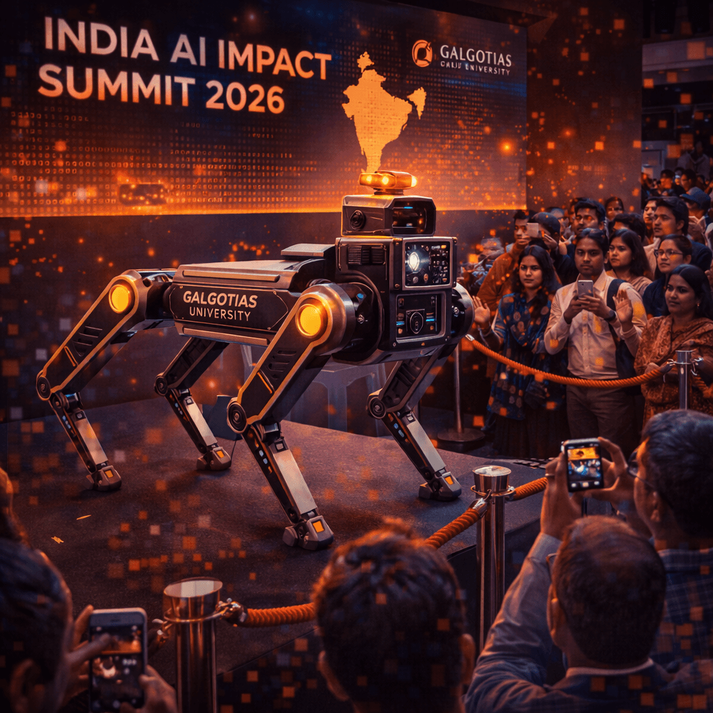India AI Impact Summit 2026: Galgotias University's Controversial Robot Dog Showcase