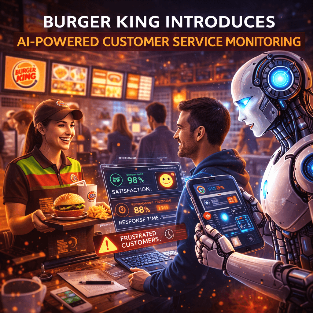Burger King Introduces AI-Powered Customer Service Monitoring