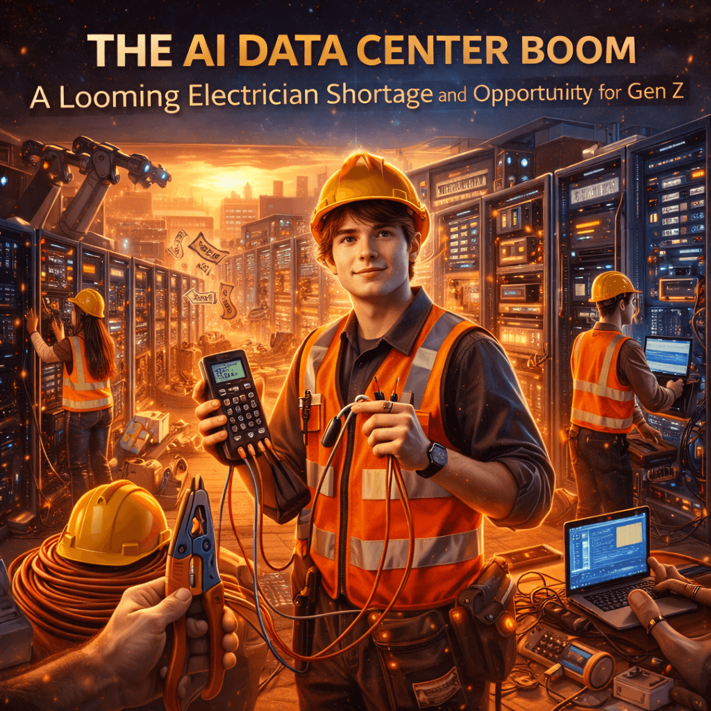 The AI Data Center Boom: A Looming Electrician Shortage and Opportunity for Gen Z